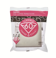 Hario V60 Coffee Filter Papers Size 02 – White (100 Pack Bag)