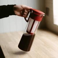 Hario Mizudashi Cold Brew Coffee Maker (Red) – 1L